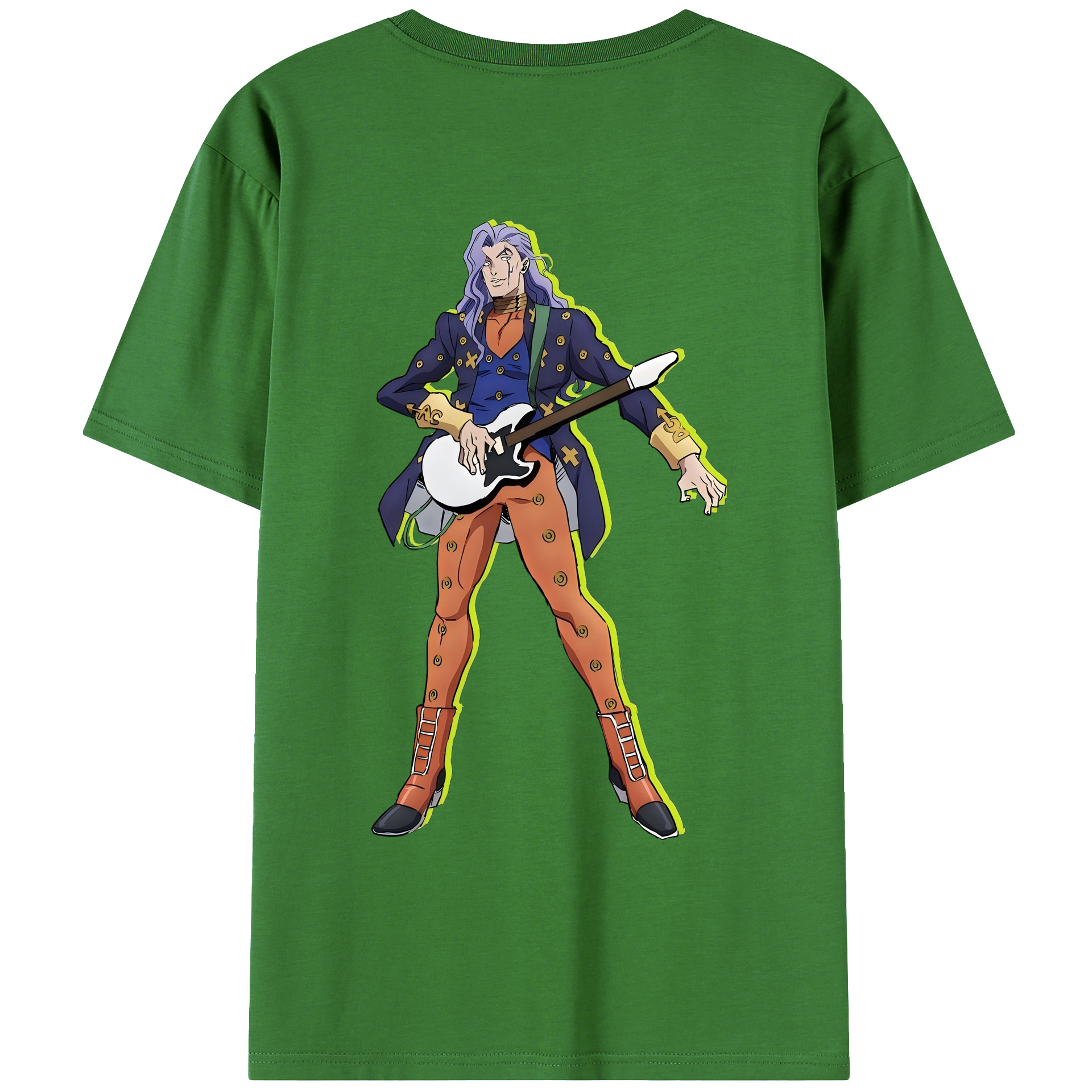 （画像用） ジョジョの奇妙な冒険 おといし あきら JoJo's Bizarre Adventure Akira Otoishi レディース半袖Tシャツ(バックプリント)